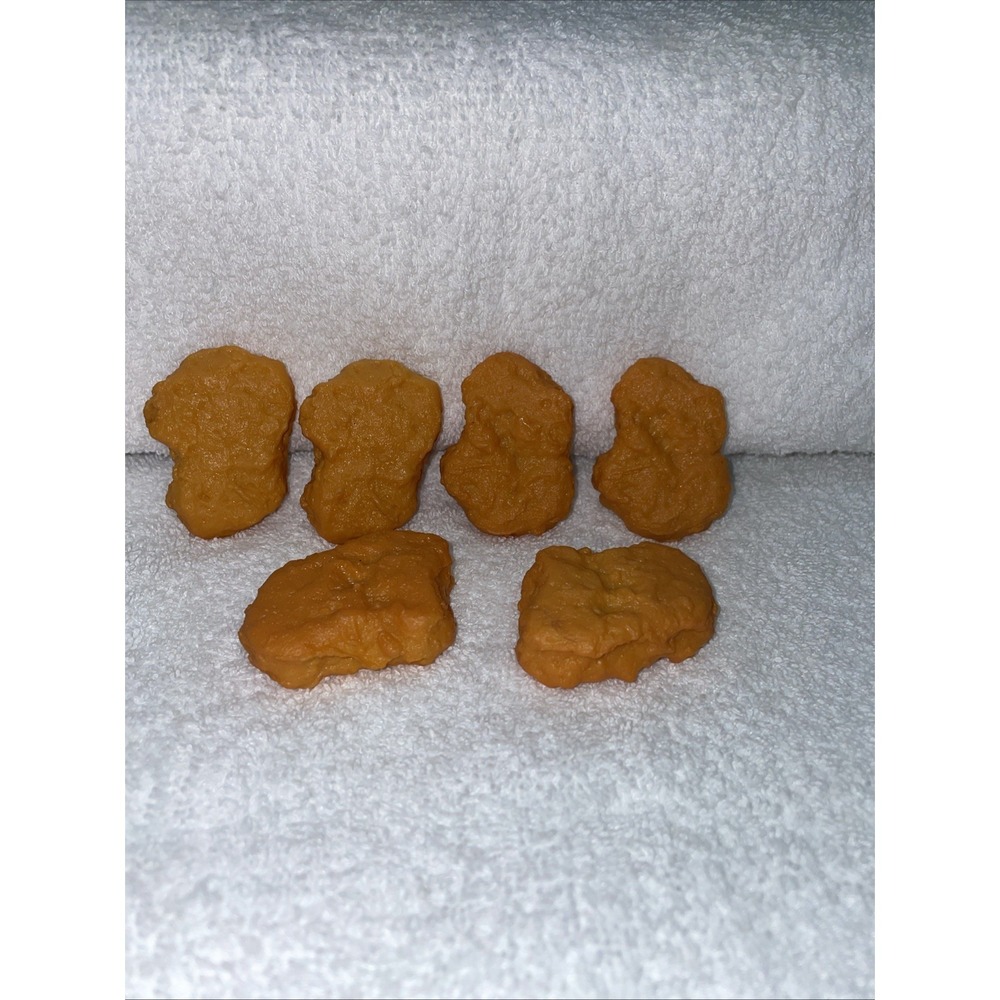 6Piece Artificial Fried Chicken Replicas Set Suitable for Kitchen Tables Decors